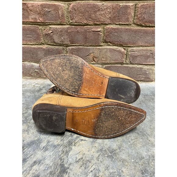 Seychelles Tan Leather Western Pointed Toe Boot Size 6 - Picture 7 of 9